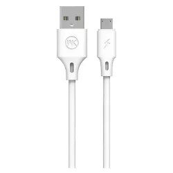 Καλώδιο Φόρτισης USB Σε Micro USB Λευκό 1m WK WDC-092