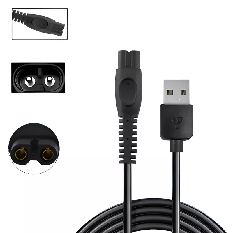 Καλώδιο Φόρτισης USB Σε Οχταράκι Για Ξυριστικές Philips