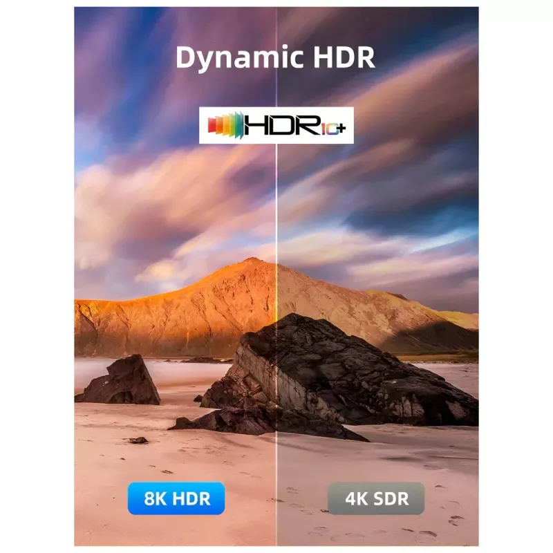 Καλώδιο HDMI 2.1 1m Μαύρο 8K/60Hz 48Gbps CABLETIME CT-HM8K