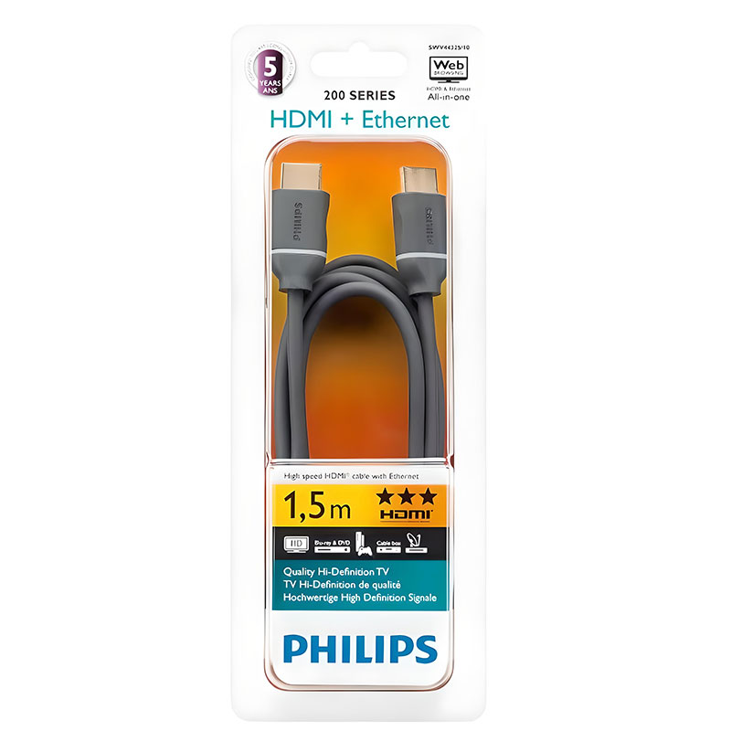 Καλώδιο HDMI Philips SWV4432S/10 Mε Ethernet Καλώδιο HDMI Philips SWV4432S/10 Mε Ethernet