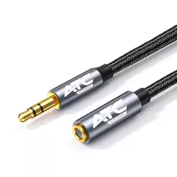 Καλώδιο Ήχου 3.5mm Αρσενικό σε Θηλυκό 1.5m Μαύρο ATC HQ
