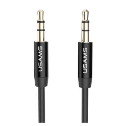 Καλώδιο Ήχου 3.5mm YP-01 AUX 1m Μαύρο Jack Αρσενικό USAMS Καλώδιο Ήχου 3.5mm YP-01 AUX 1m Μαύρο Jack Αρσενικό USAMS