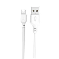 Καλώδιο Micro USB Φόρτισης 2m 2.1A Λευκό XO NB103