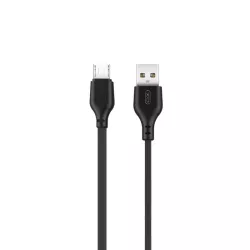 Καλώδιο Micro USB Φόρτισης 2m 2.1A Μαύρο XO NB103