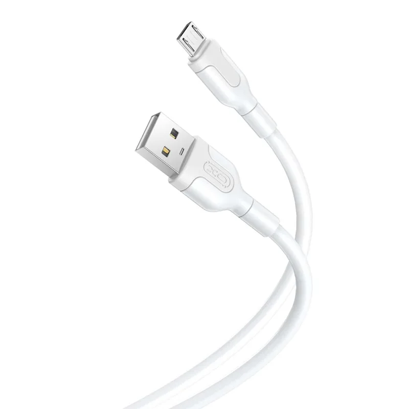 Καλώδιο Micro USB Φόρτισης & Δεδομένων 2.1A 1m Άσπρο XO NB212