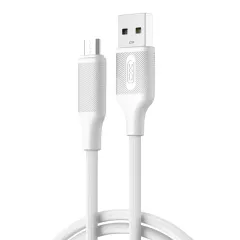 Καλώδιο Micro USB Φόρτισης Δεδομένων 2.4A 1m Λευκό XO NB265