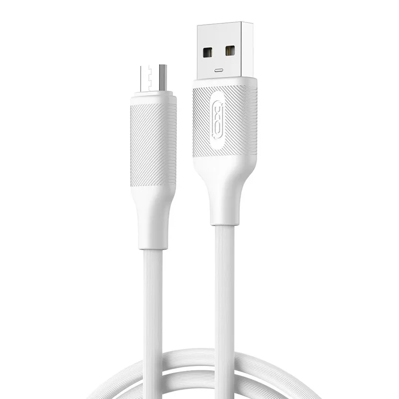 Καλώδιο Micro USB Φόρτισης – Δεδομένων 2.4A 1m Λευκό XO NB265