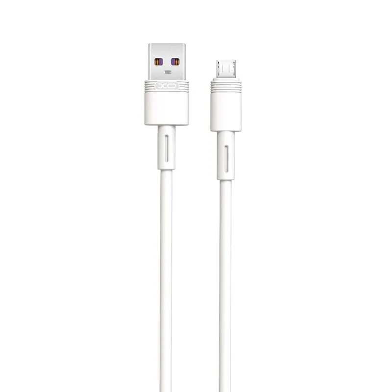 Καλώδιο Micro USB Γρήγορης Φόρτισης 5A 1m Λευκό XO NB166
