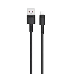 Καλώδιο Micro USB Γρήγορης Φόρτισης 5A 1m Μαύρο XO NB166