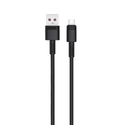 Καλώδιο Micro USB Γρήγορης Φόρτισης 5A 1m Μαύρο XO NB166