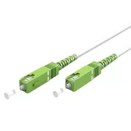 Καλώδιο Οπτικής Ίνας Δεδομένων SC-APC Singlemode OS2 5m Λευκό Goobay 59597