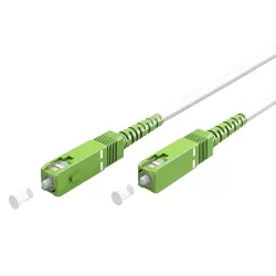 Καλώδιο Οπτικής Ίνας Δεδομένων SC-APC Singlemode OS2 5m Λευκό Goobay 59597