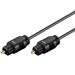 Καλώδιο Οπτικής Ίνας Ήχου Toslink 5.0mm 5m Μαύρο Optical Audio Cable