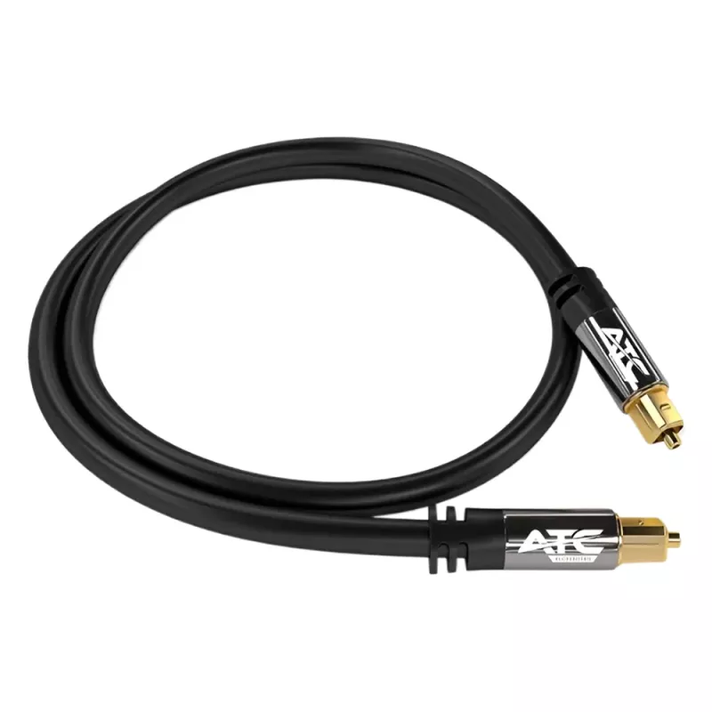 Καλώδιο Οπτικής Ίνας Ήχου Toslink 5m Μαύρο ATC HQ Digital Optical Audio Cable