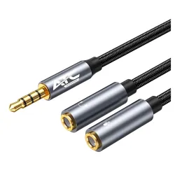 Καλώδιο Splitter 3.5mm Για Ακουστικά Και Μικρόφωνο 0.35m Καλώδιο Splitter 3.5mm Για Ακουστικά Και Μικρόφωνο 0.35m