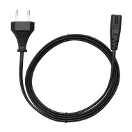 Καλώδιο Τροφοδοσίας Οχταράκι IEC C7 Euro Μαύρο 1.5m