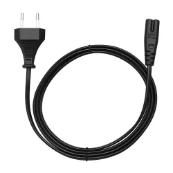 Καλώδιο Τροφοδοσίας Οχταράκι IEC C7 Euro Μαύρο 1.5m