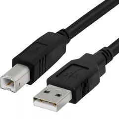 Καλώδιο USB 2.0 Σύνδεσης Εκτυπωτή USB-A Σε USB-B Μαύρο 3m