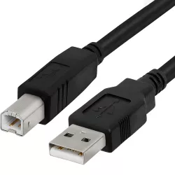 Καλώδιο USB 2.0 Σύνδεσης Εκτυπωτή USB-A Σε USB-B Μαύρο 3m