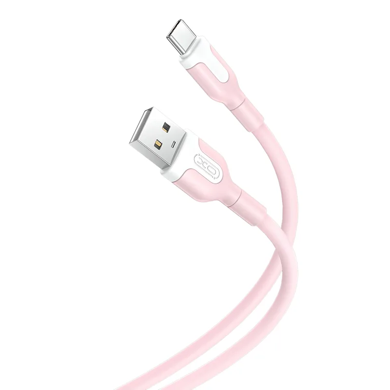 Καλώδιο USB-A σε USB-C 2.1A Ροζ 1m XO NB212 Καλώδιο USB-A σε USB-C 2.1A Ροζ 1m XO NB212