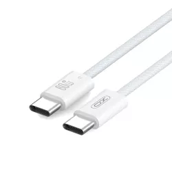 Καλώδιο USB-C Σε USB-C Γρήγορης Φόρτισης PD 60W 1m Λευκό XO NB-Q273
