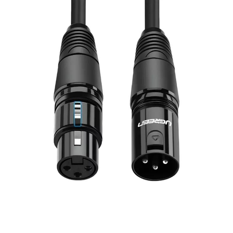 Καλώδιο XLR Female/Male Μαύρο 10m Ugreen AV130 Καλώδιο XLR Female/Male Μαύρο 10m Ugreen AV130