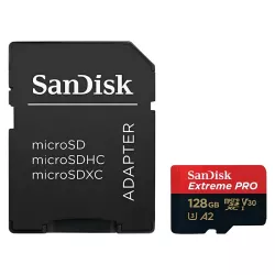 Κάρτα Μνήμης microSDXC 128GB U3 V30 A2 SanDisk Extreme Pro