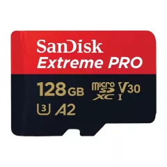 Κάρτα Μνήμης microSDXC 128GB U3 V30 A2 SanDisk Extreme Pro