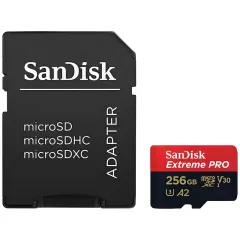 Κάρτα Μνήμης microSDXC 256GB U3 V30 A2 SanDisk Extreme Pro