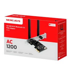 Ασύρματη Κάρτα Wi-Fi & Bluetooth PCIe Dual Band 300Mbps Mercusys MA30E