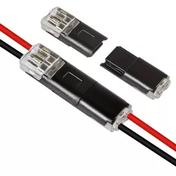 Κλέμμα Καλωδίων Plug-In Με Κούμπωμα 2 Pin 2 Way Nylon Insulated 20-22 AWG