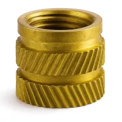 M2 Heat Set Inserts Knurled Brass OD 4mm x 6mm (30 Pieces)