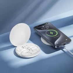 Μαγνητικός Ασύρματος Φορτιστής Qi 15W Adapter Family Box Λευκό XO CX031