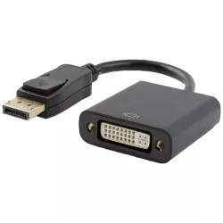 Μετατροπέας DisplayPort Αρσενικό Σε DVI Θηλυκό Καλώδιο 0.2m