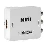 Μετατροπέας HDMI Σε AV 3x RCA Θηλυκό Λευκό