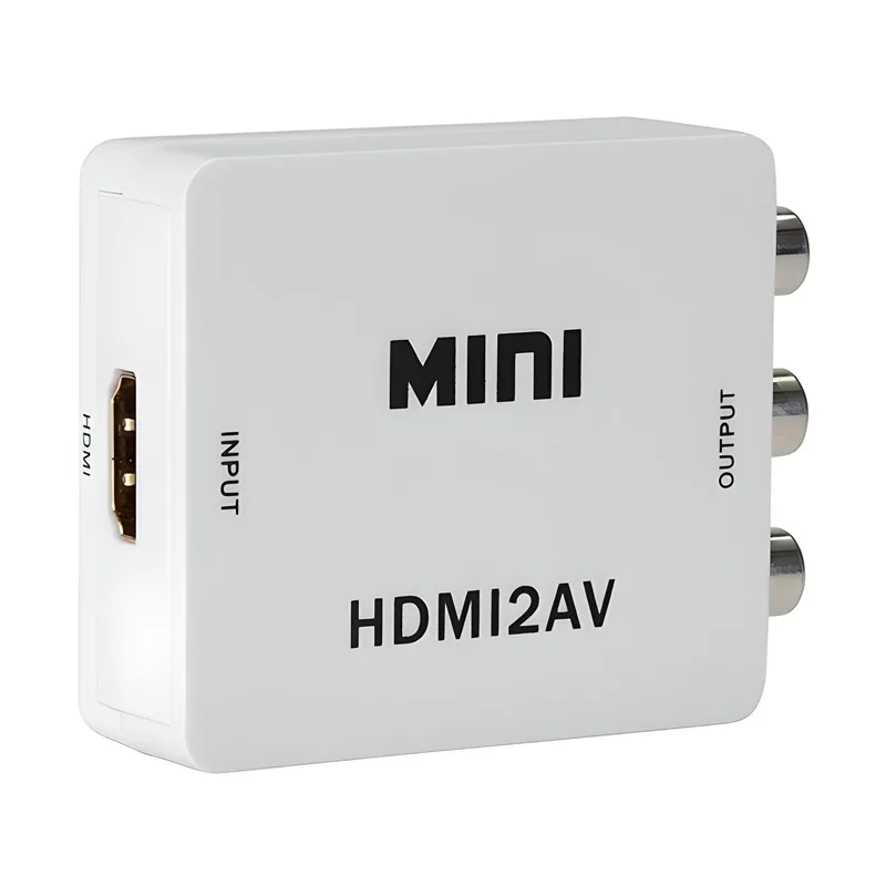 Μετατροπέας HDMI Σε AV 3x RCA Θηλυκό Λευκό Μετατροπέας HDMI Σε AV 3x RCA Θηλυκό Λευκό