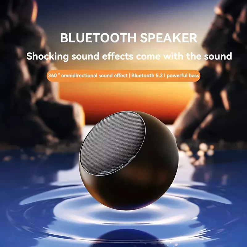 Mini Φορητό Ηχείο Bluetooth 5.0 3W Μαύρο ATC-05B