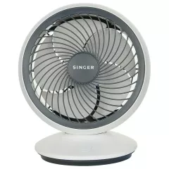 Mini USB Ανεμιστήρας Ασημί Επιτραπέζιος Singer DF15