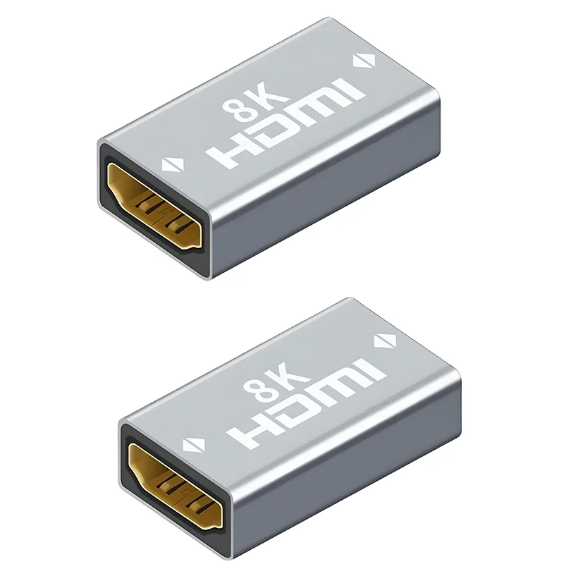 Μούφα HDMI Θηλυκό Σε Θηλυκό 8K UHD Αλουμινίου Μούφα HDMI Θηλυκό Σε Θηλυκό 8K UHD Αλουμινίου