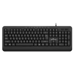 Πληκτρολόγιο Ενσύρματο Multimedia EN/GR Μαύρο Powertech PT-1066