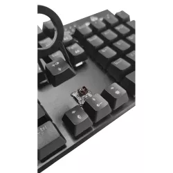 Πληκτρολόγιο Gaming Μηχανικό Ενσύρματο RGB Μαύρο Powertech PT-1254