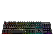 Πληκτρολόγιο Gaming Μηχανικό Ενσύρματο RGB Μαύρο Powertech PT-1254