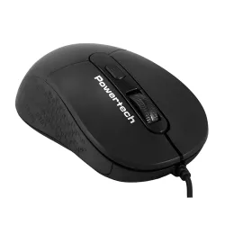 Ποντίκι Ενσύρματο Οπτικό Ρυθμιζόμενο DPI Μαύρο Powertech PT-1467