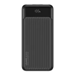 Power Bank 10000mAh 10W USB-A USB-C Μαύρο Usams CD198