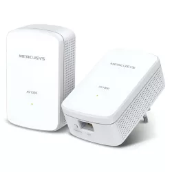 Powerline Kit Gigabit 1000Mbps Με 2 Θύρες Ethernet Mercusys MP500 KIT