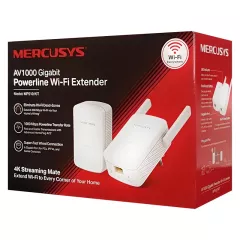 Powerline Kit Wi-Fi 4 & 2 Θύρες Ethernet Gigabit Mercusys MP510 KIT