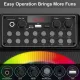Σύστημα Karaoke 2 Ασύρματα Μικρόφωνα & LED 18Watt JYX T21-T Σύστημα Karaoke 2 Ασύρματα Μικρόφωνα & LED 18Watt JYX T21-T