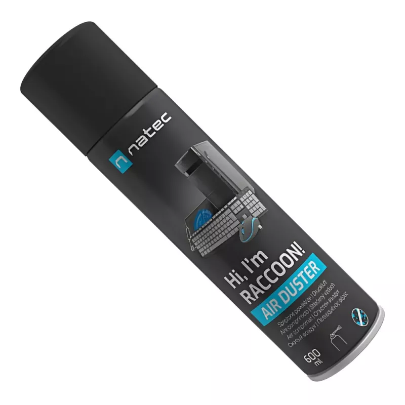Σπρέι Πεπιεσμένου Αέρα Καθαρισμού 600ml Natec Racoon NSC-1763
