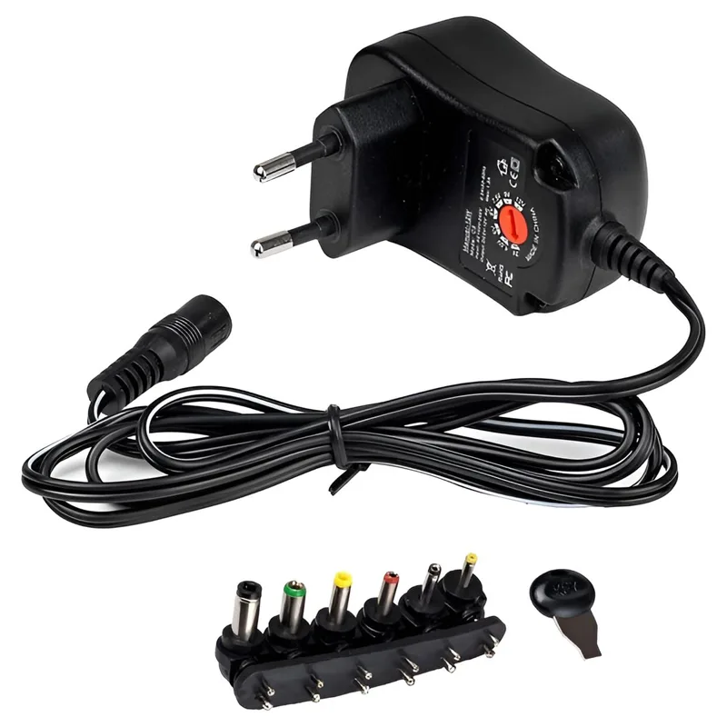 Τροφοδοτικό Universal 12W 3V–12V 1A Με 6 Κεφαλές ATC-12W