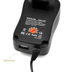 Τροφοδοτικό Universal Ρυθμιζόμενο 30W 3V–12V 2.5A Με 6 Κεφαλές & USB 5V/2.1A ATC-30W